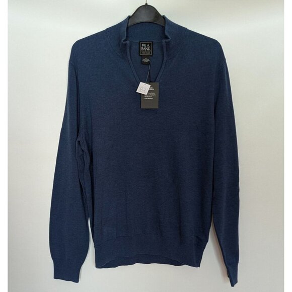 Jos A Bank Signature Collection Traveler Mens Size Medium Blue Pullover BNWT - Picture 7 of 8
